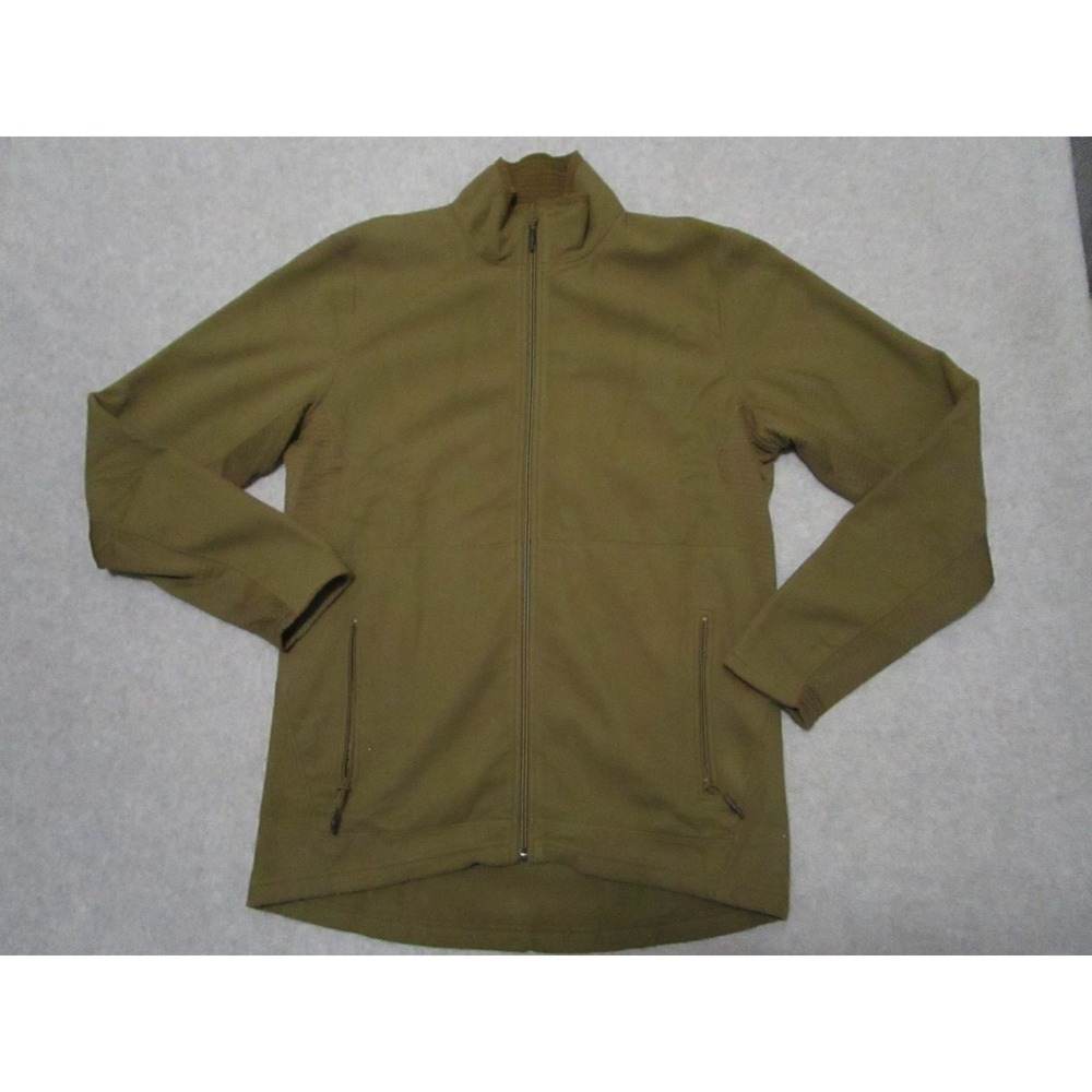 Beyond Jacket Mens M Long Coyote Brown Alpha L2 Grid Fleece Tactical Clothing